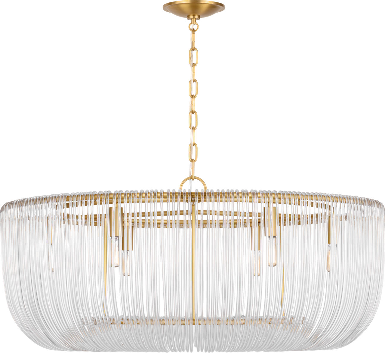 Pierce Large Pendant Burnished Brass