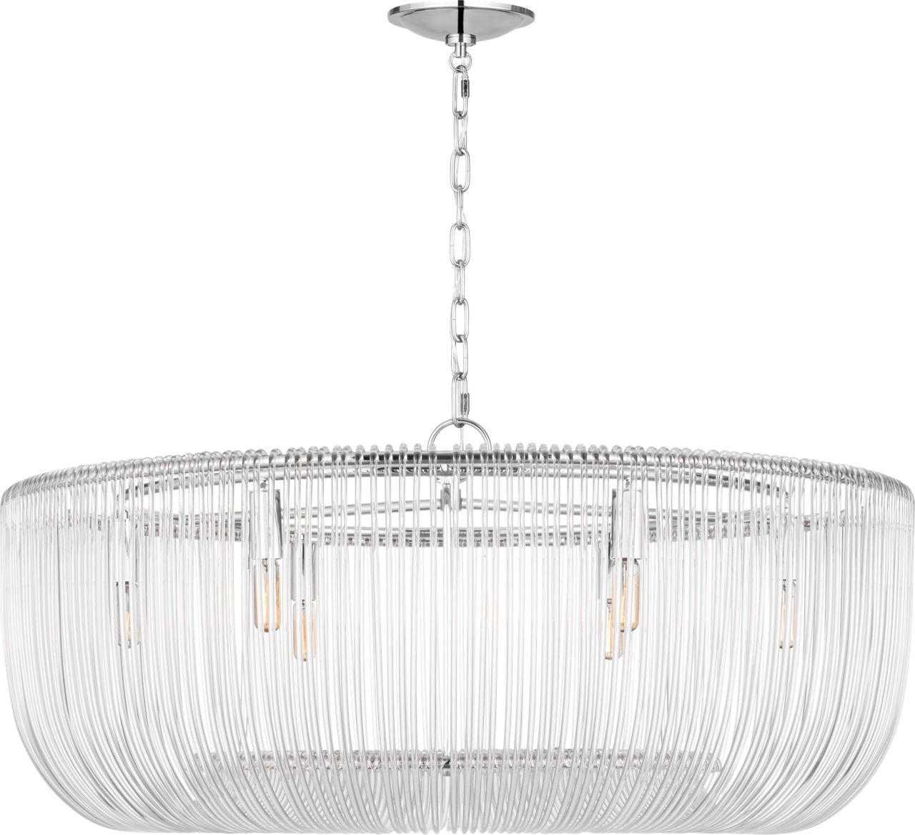 Pierce Large Pendant Polished Nickel