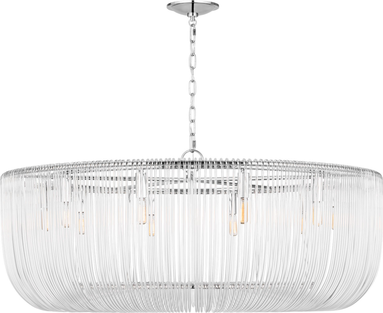 Pierce Extra Large Pendant Polished Nickel