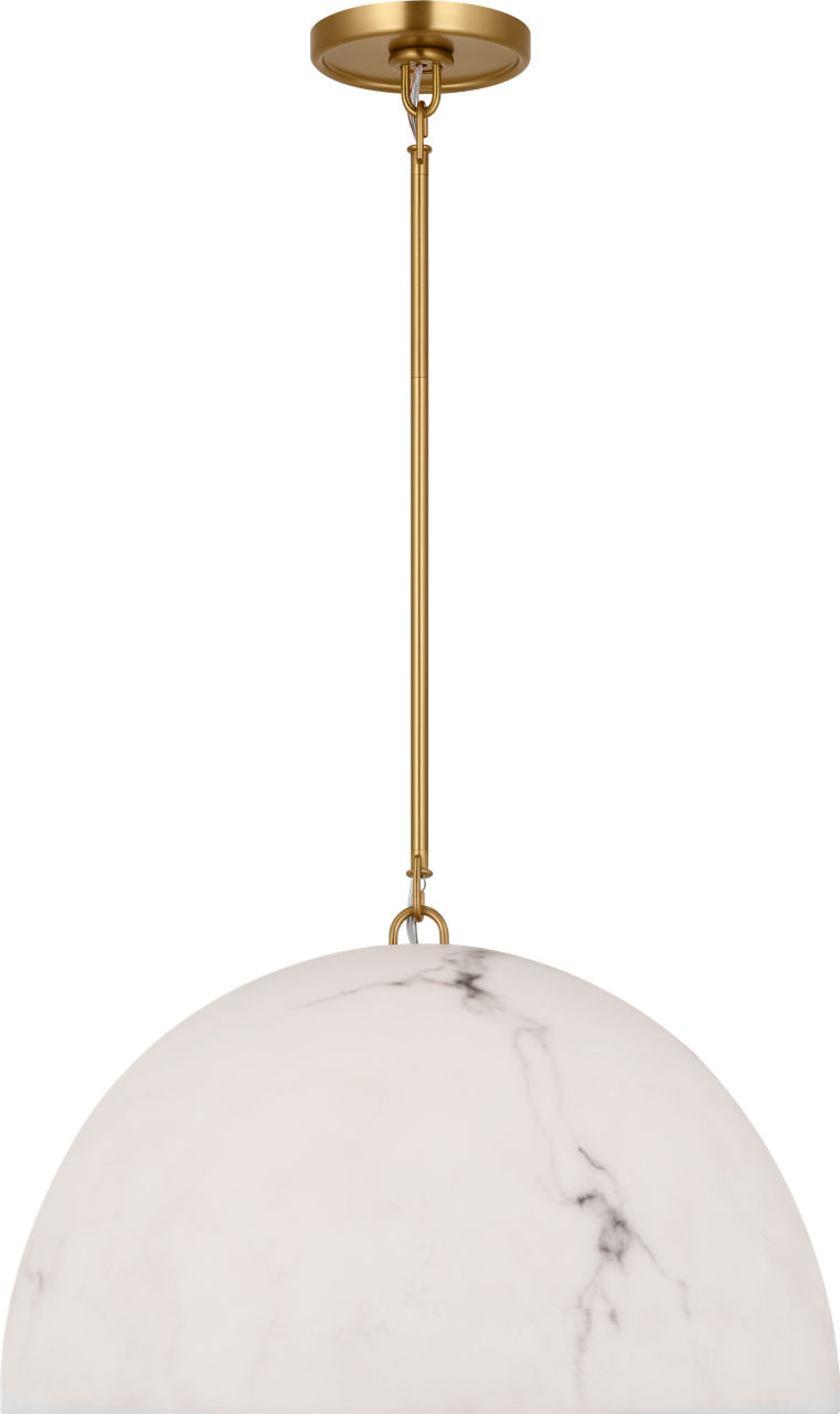 Savina 20 Pendant in Burnished Brass