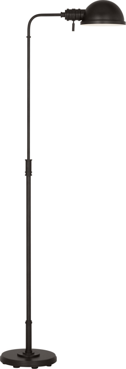 Belmont Large Task Floor Lamp Aged Iron Bulbs Inc