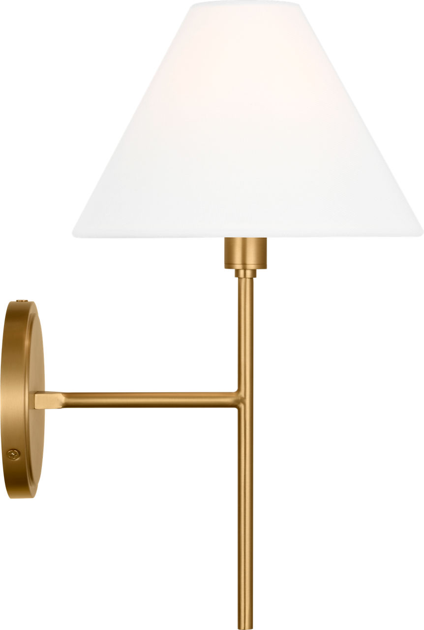 Ridgewood Small Sconce Burnished Brass