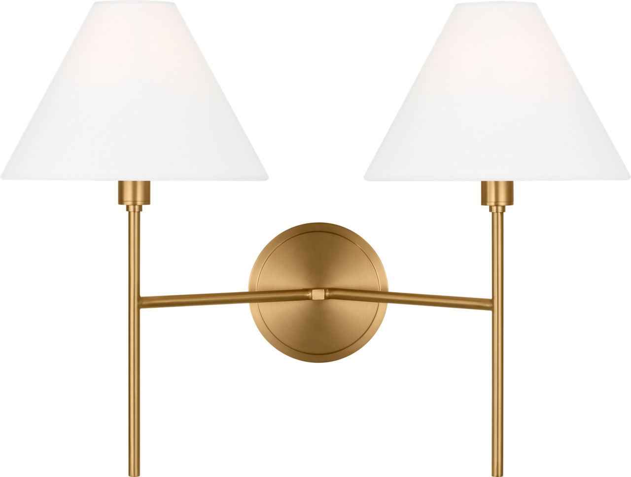 Ridgewood Medium Sconce Burnished Brass