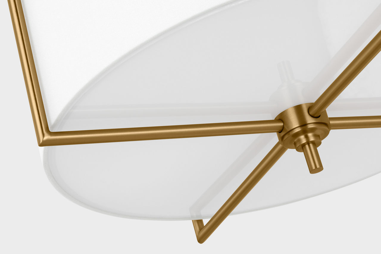 Perno Large Semi-Flush Mount