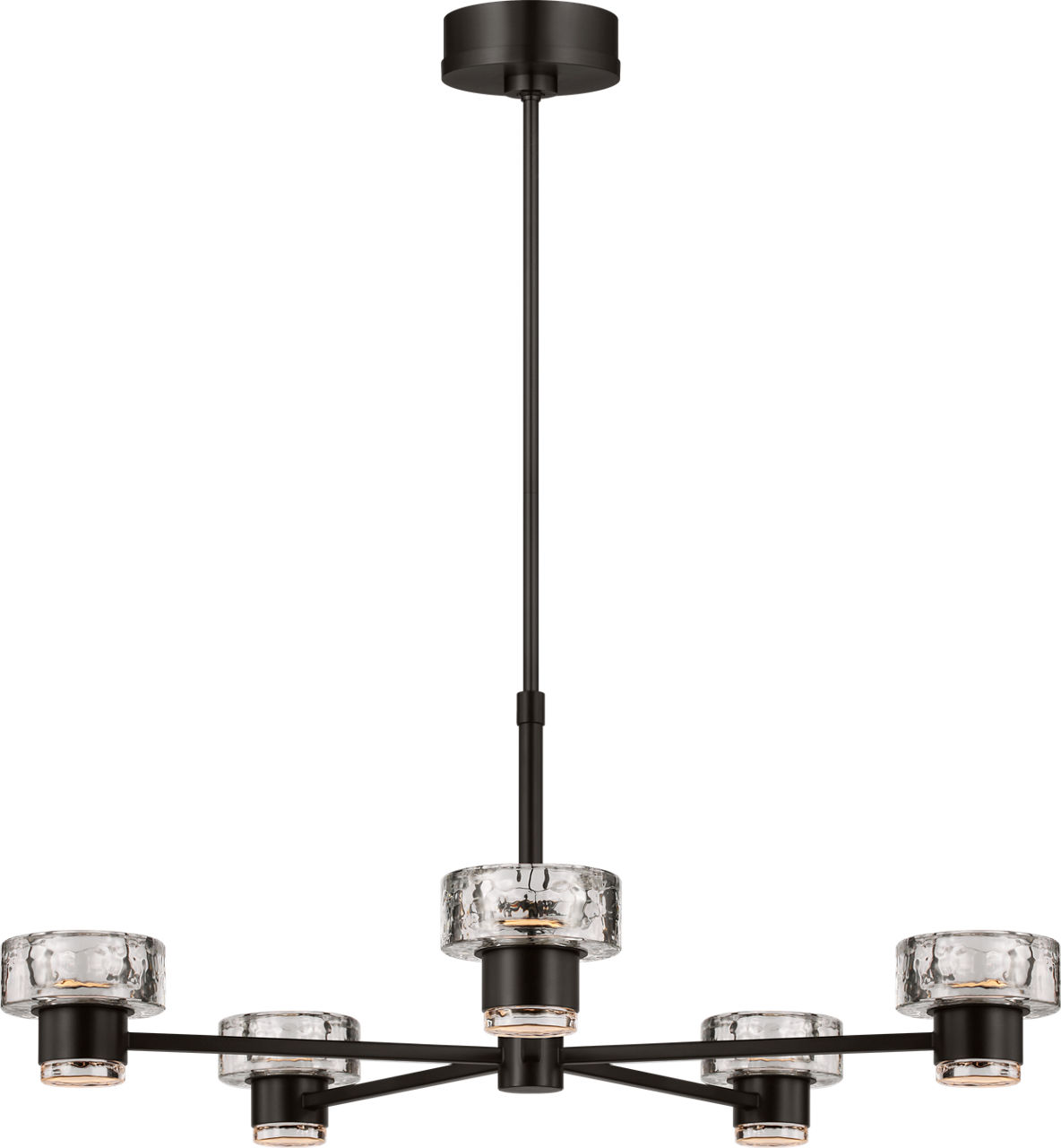 Holsted 32" Chandelier in Aged Iron