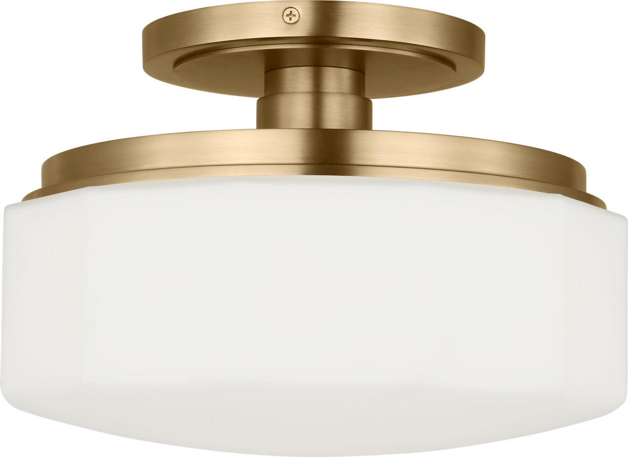 Fairfax 11" Flush Mount in Estate Brass