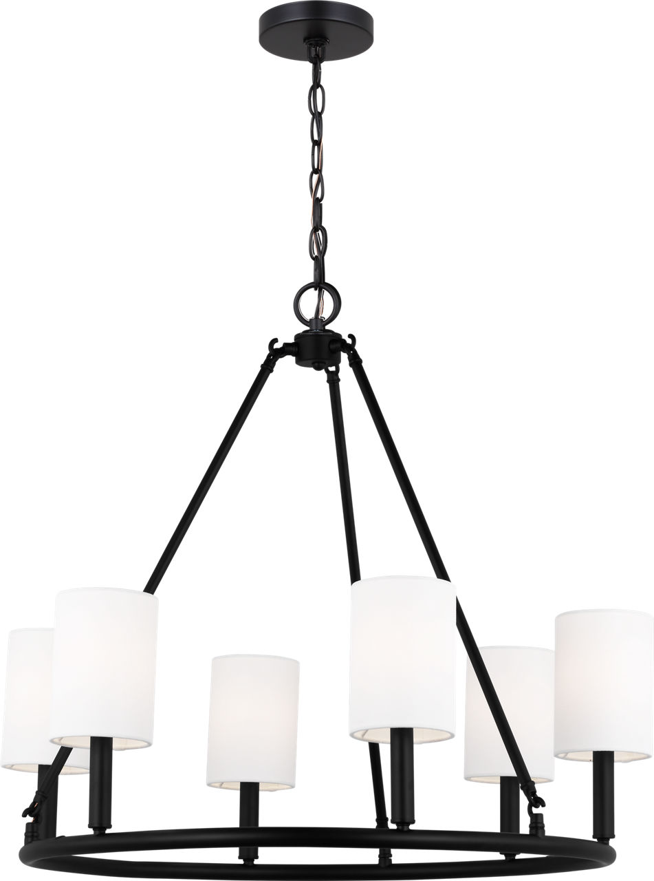 Egmont Large Chandelier Midnight Black