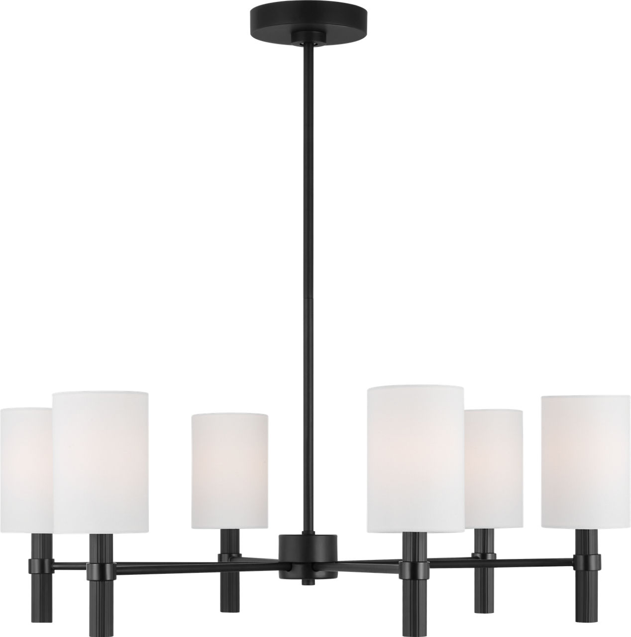 Manor Large Chandelier Midnight Black