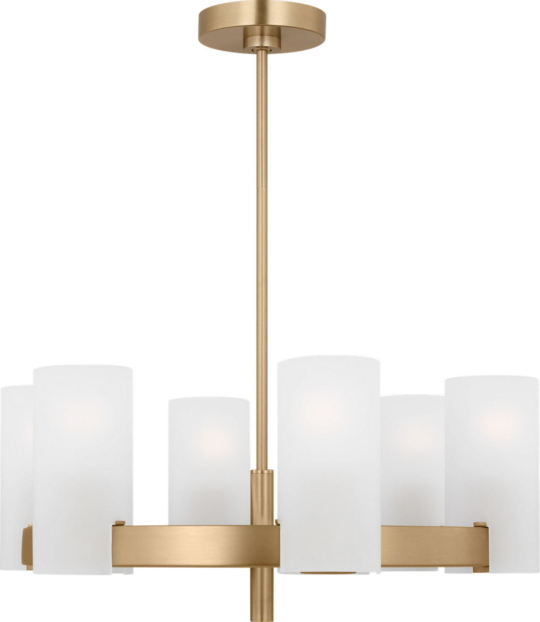 Rhode Medium Chandelier Satin Brass