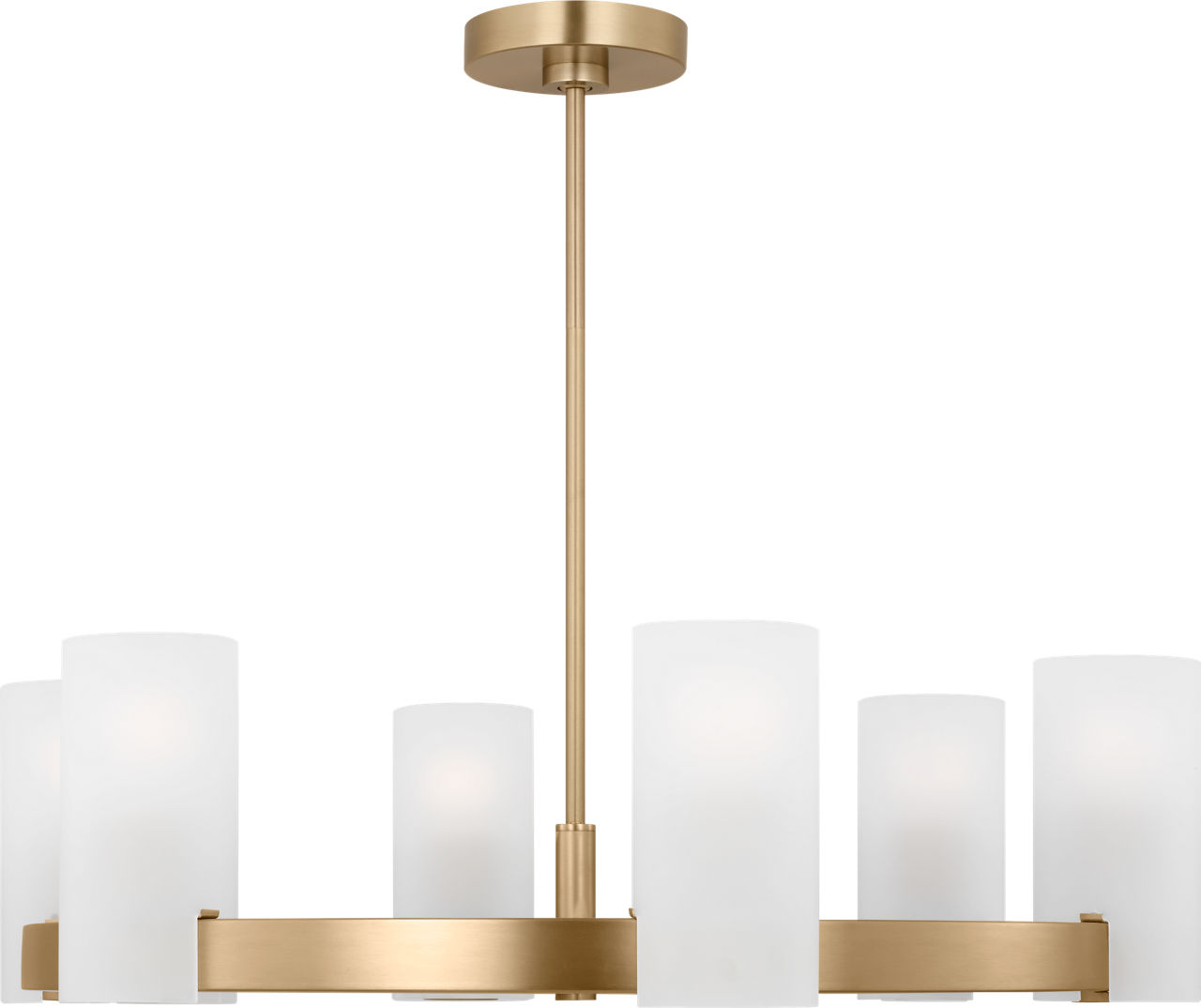 Rhode Large Chandelier Satin Brass