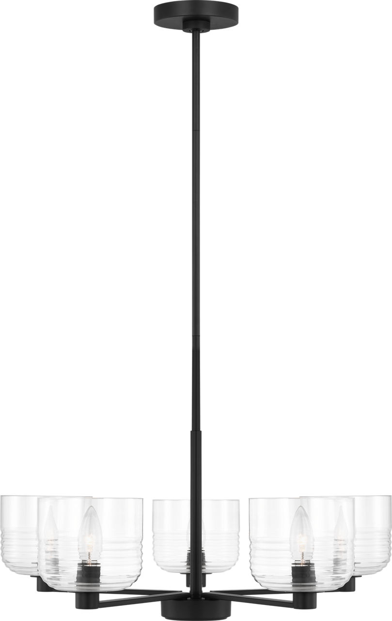 Lochdale Medium Chandelier Midnight Black
