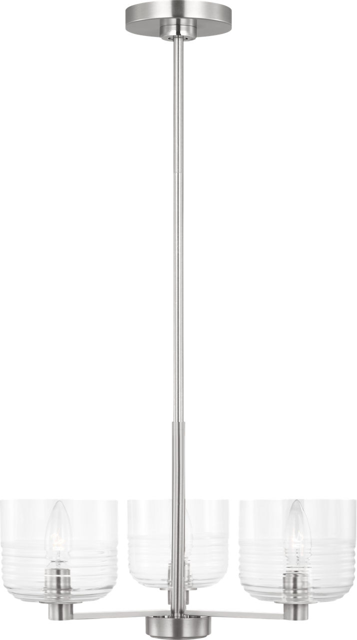 Lochdale Small Chandelier Brushed Nickel