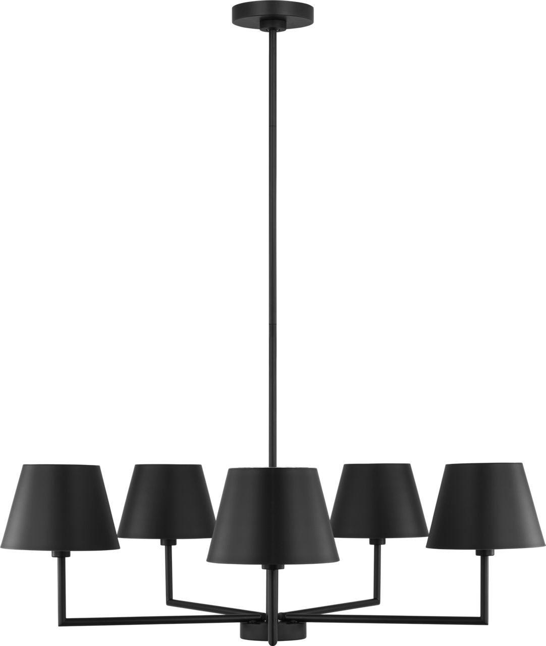 Ender Medium Chandelier Midnight Black