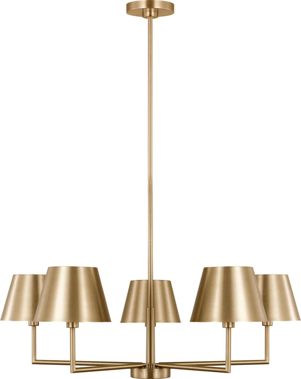 Ender Medium Chandelier Satin Brass