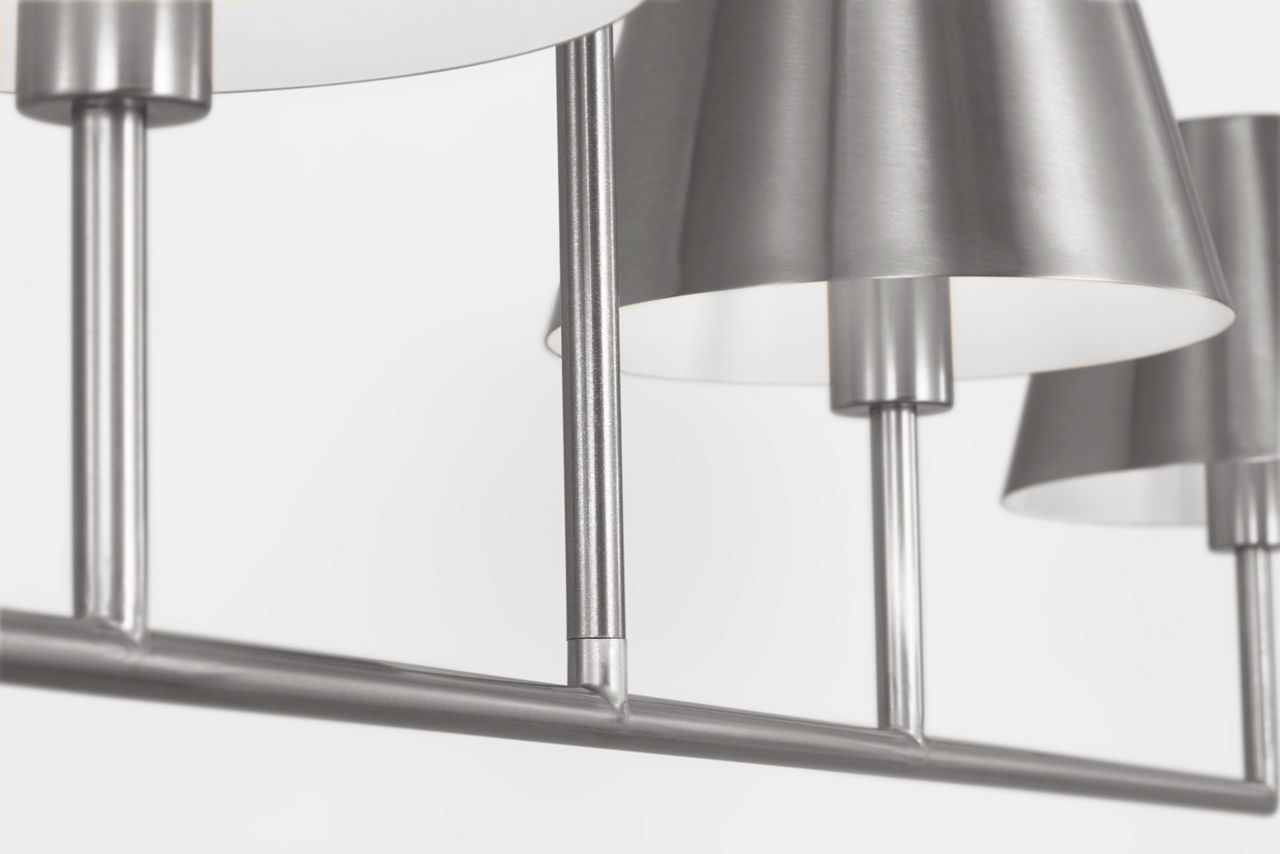 ジル　ライトグレーXS Ender Large Linear Chandelier - DJC1274 | Visual Comfort