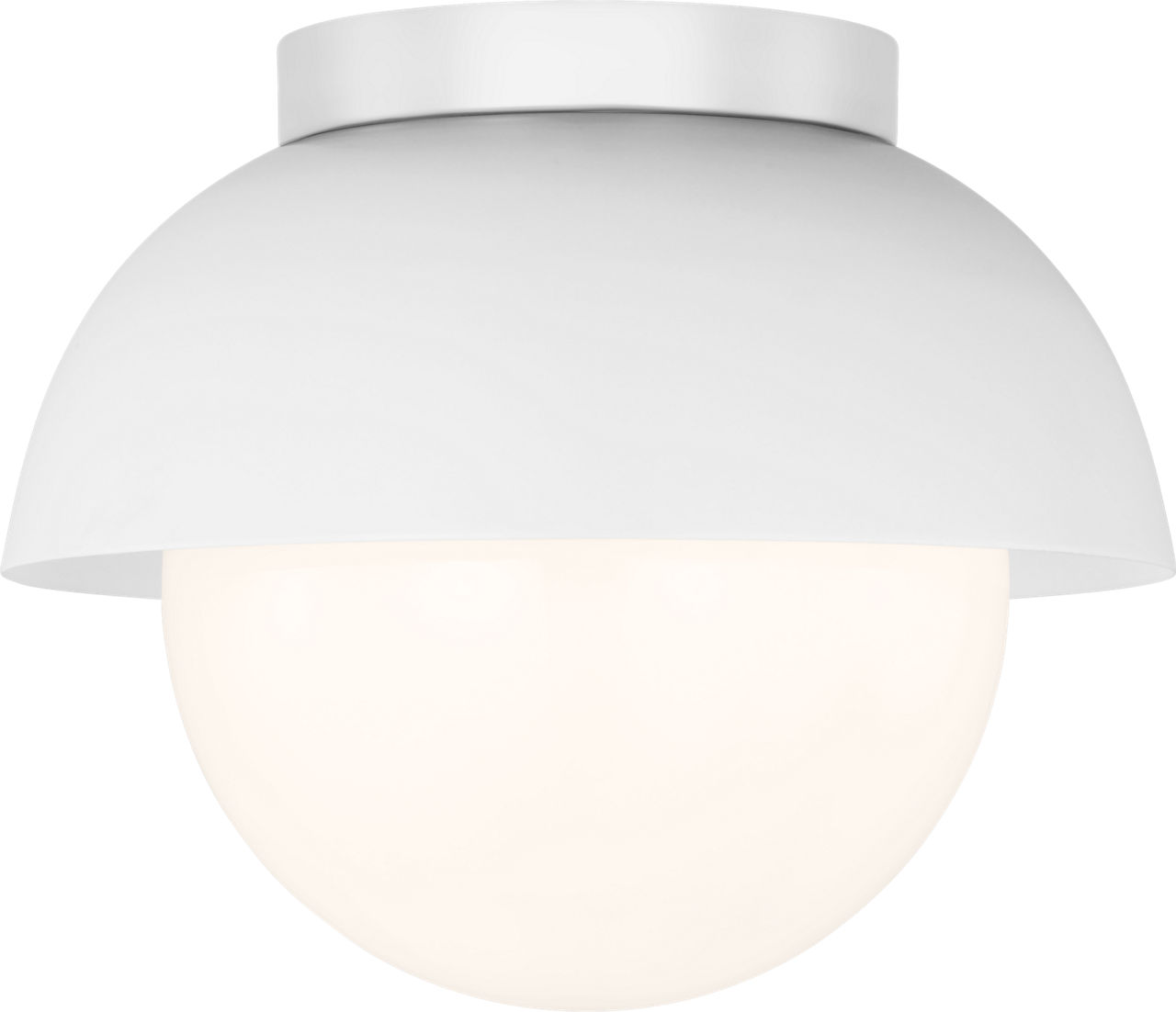 Hyde Medium Flush Mount Matte White