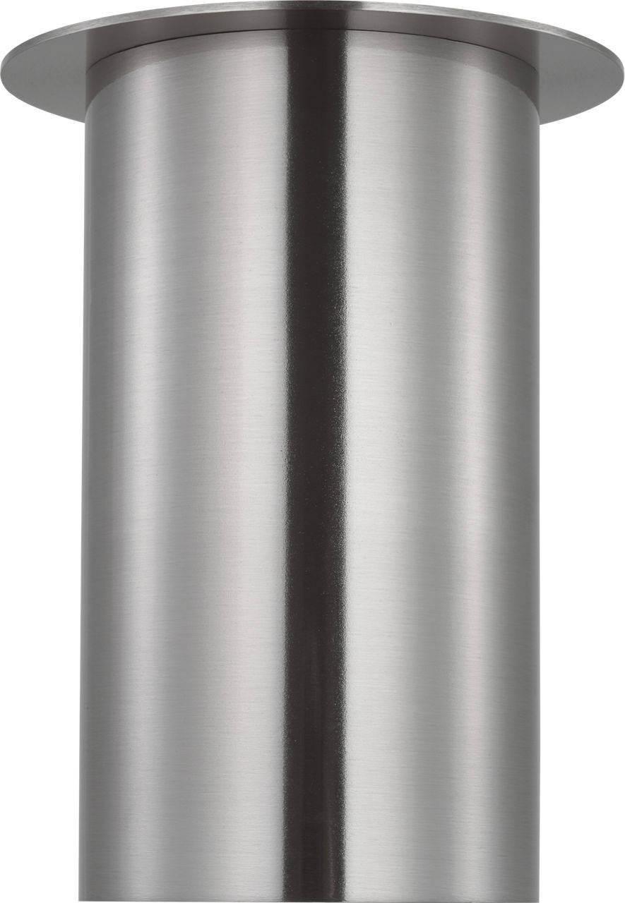 Archer Small Flush Mount Brushed Steel