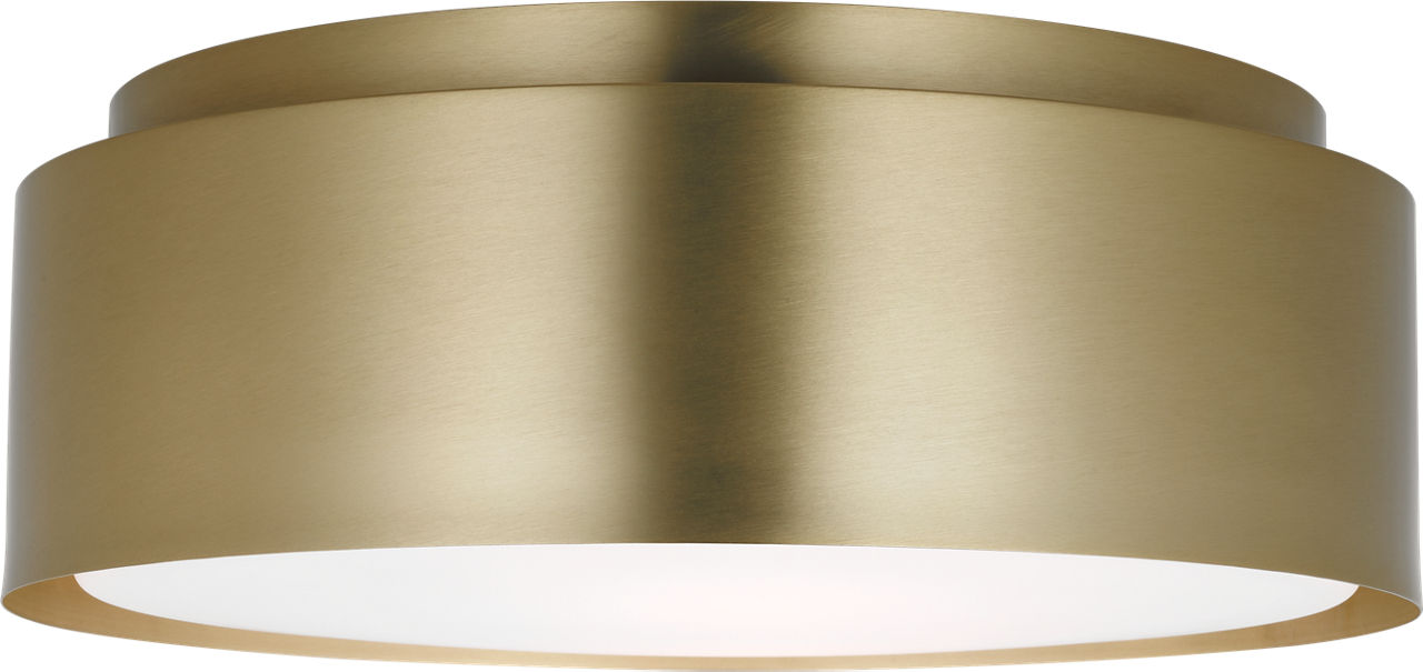 Dartmore Medium Flush Mount Satin Brass