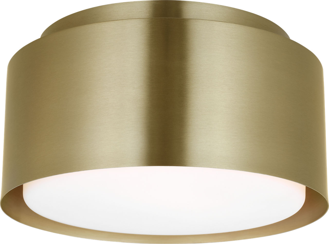 Dartmore Small Flush Mount Satin Brass