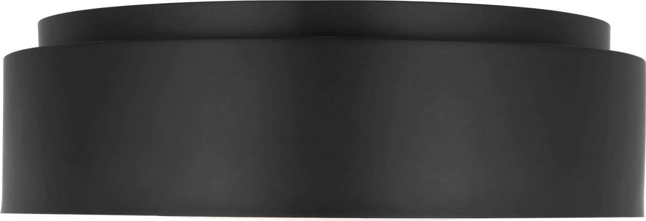 Dartmore Large Flush Mount Midnight Black