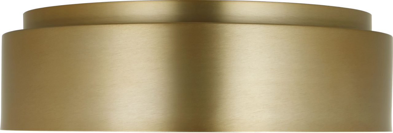 Dartmore Large Flush Mount Satin Brass