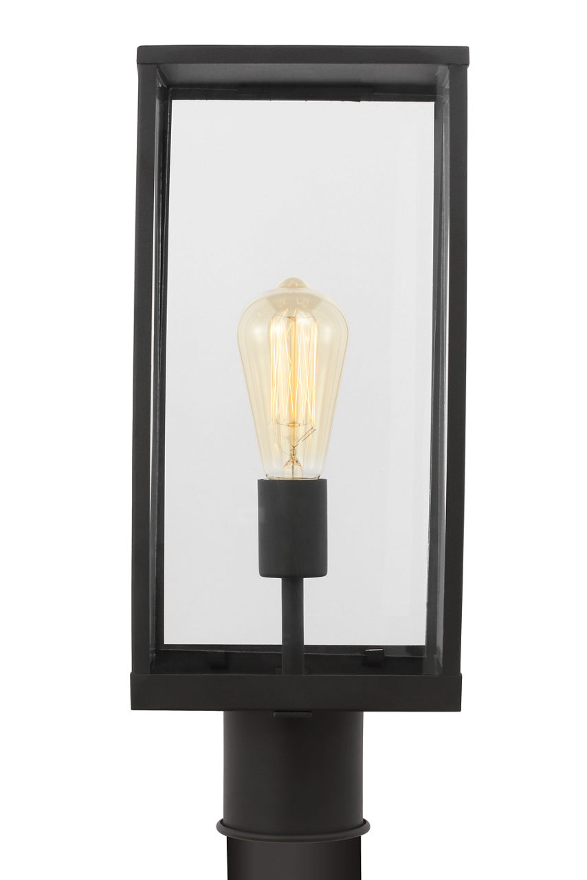 Howell Medium Post Lantern Textured Black
