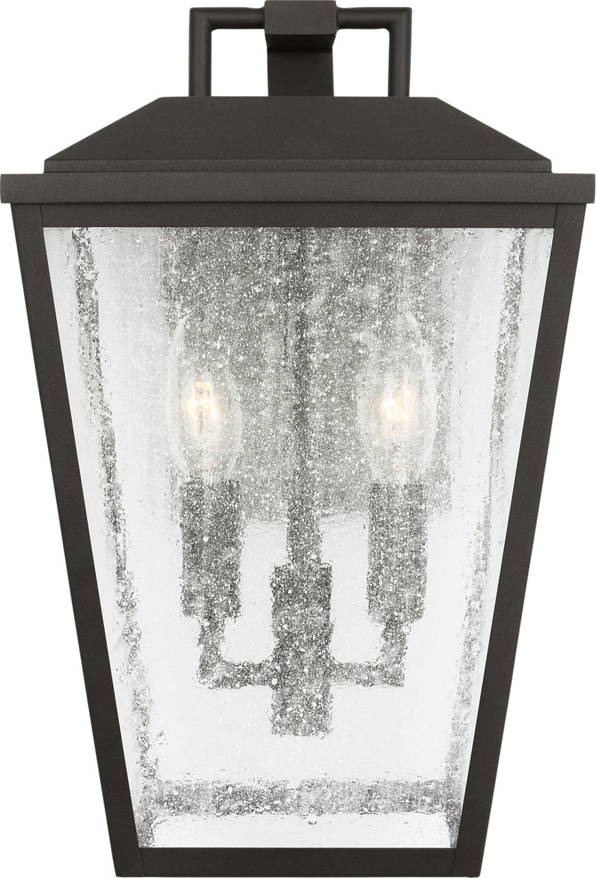 Kennewick Medium Wall Lantern Textured Black