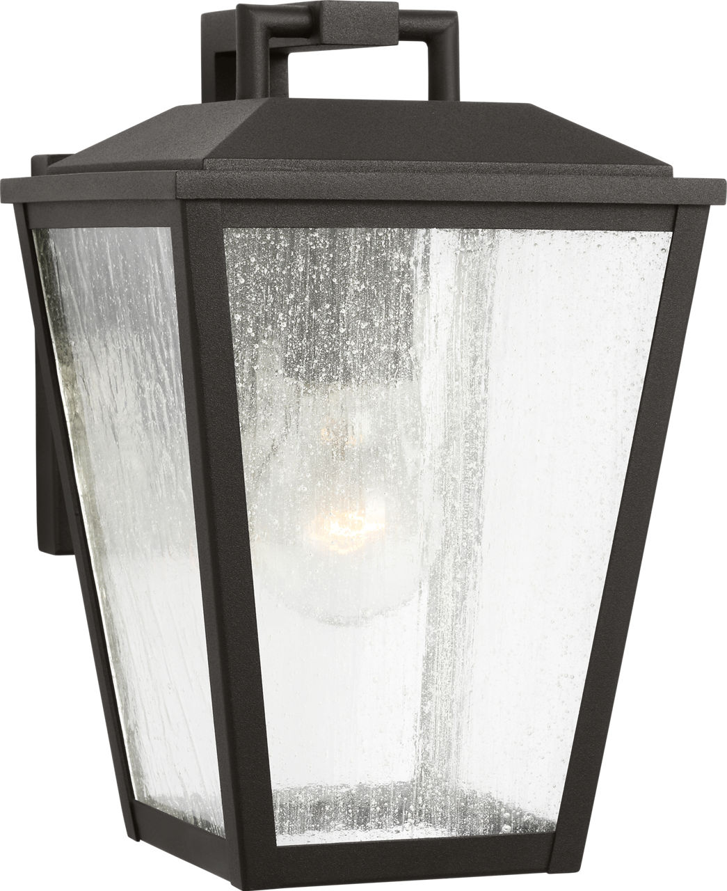 Kennewick Small Wall Lantern Textured Black