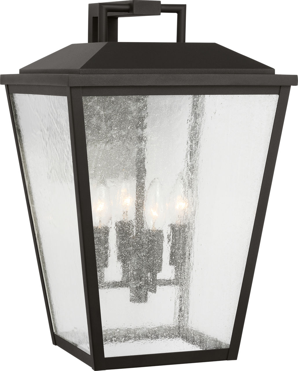 Kennewick Extra Large Wall Lantern Textured Black