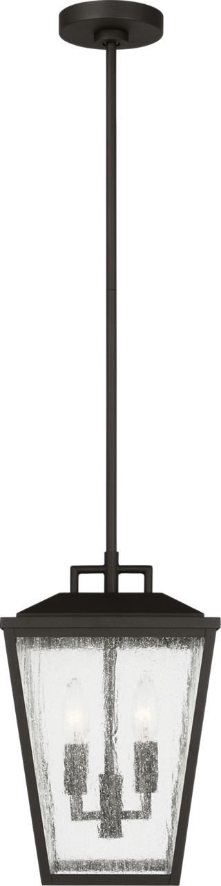 Kennewick Medium Pendant Lantern Textured Black