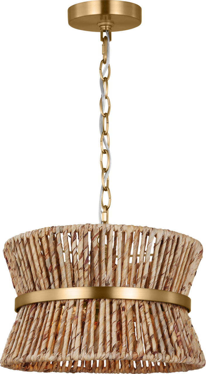Thurlo Small Hanging Shade Satin Brass