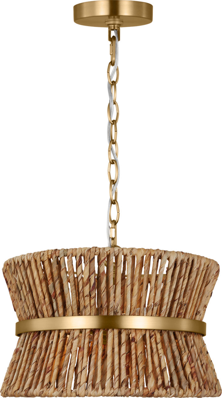 Thurlo Small Hanging Shade Satin Brass