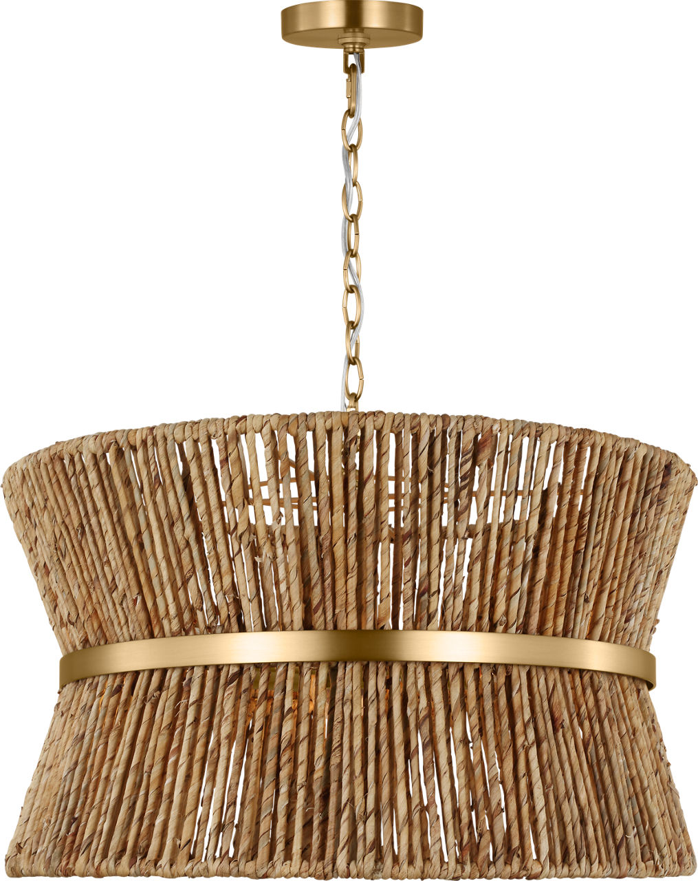 Thurlo Medium Hanging Shade Satin Brass
