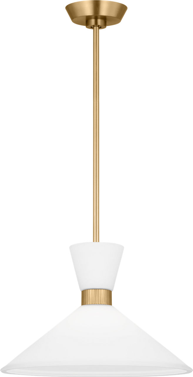 Belcarra Medium Pendant Satin Brass