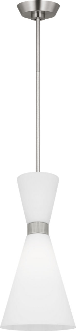 Belcarra Small Pendant Brushed Steel