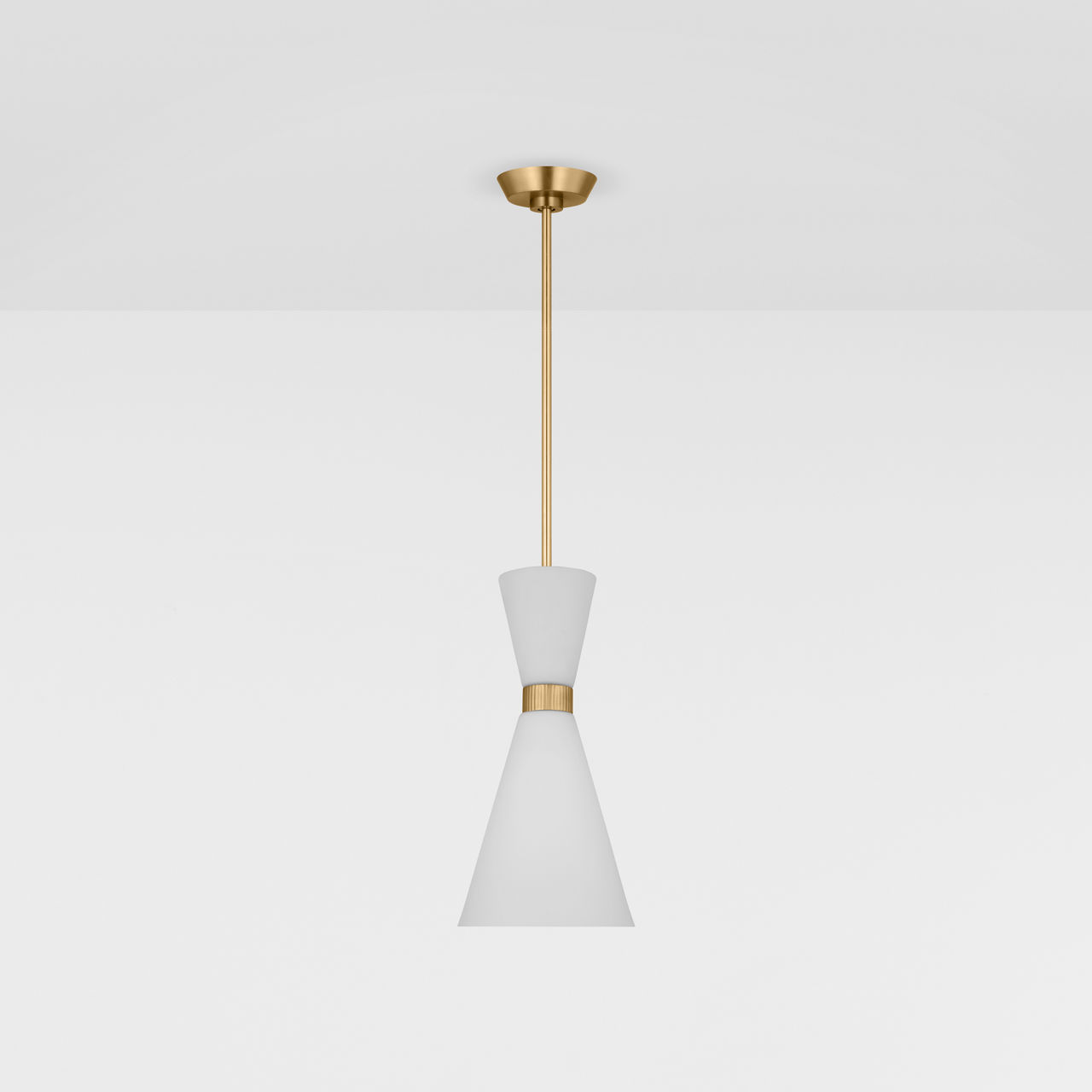 Belcarra Small Pendant Satin Brass