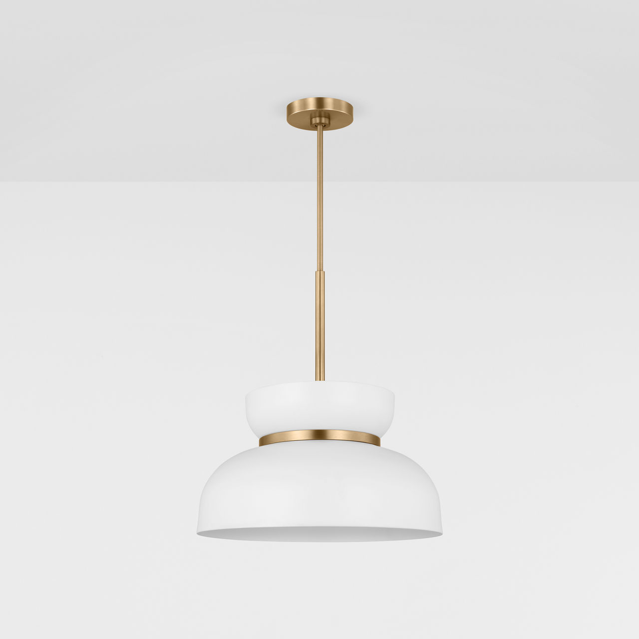 Pemberton Medium Pendant Matte White