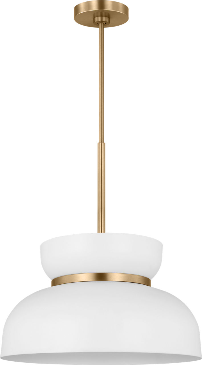 Pemberton Medium Pendant Matte White