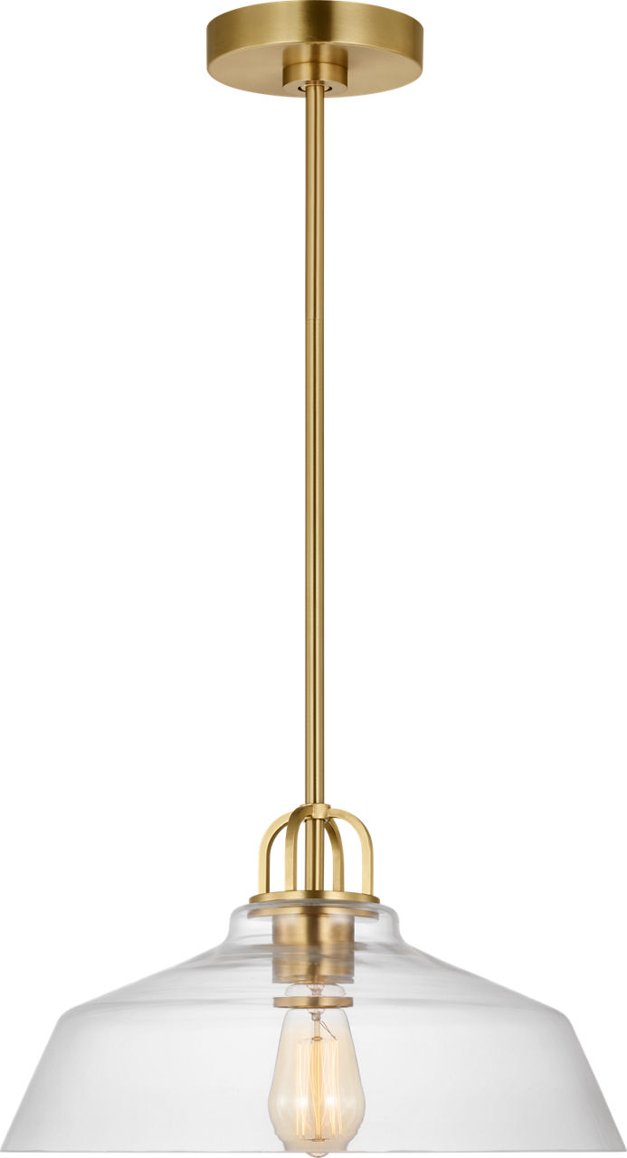 Payton Small Pendant Satin Brass