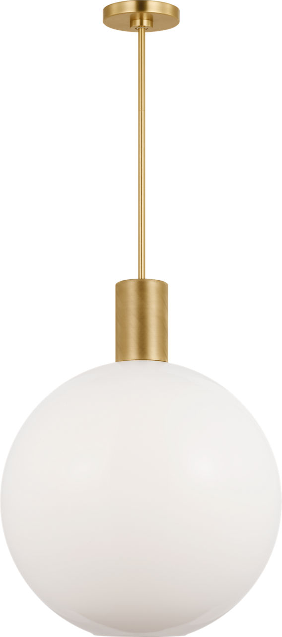 Colewood Large Pendant Satin Brass