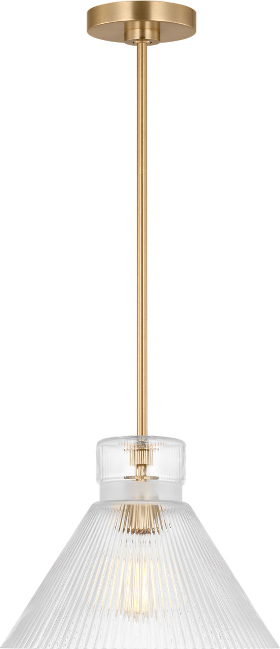 Liouet Medium Pendant Satin Brass