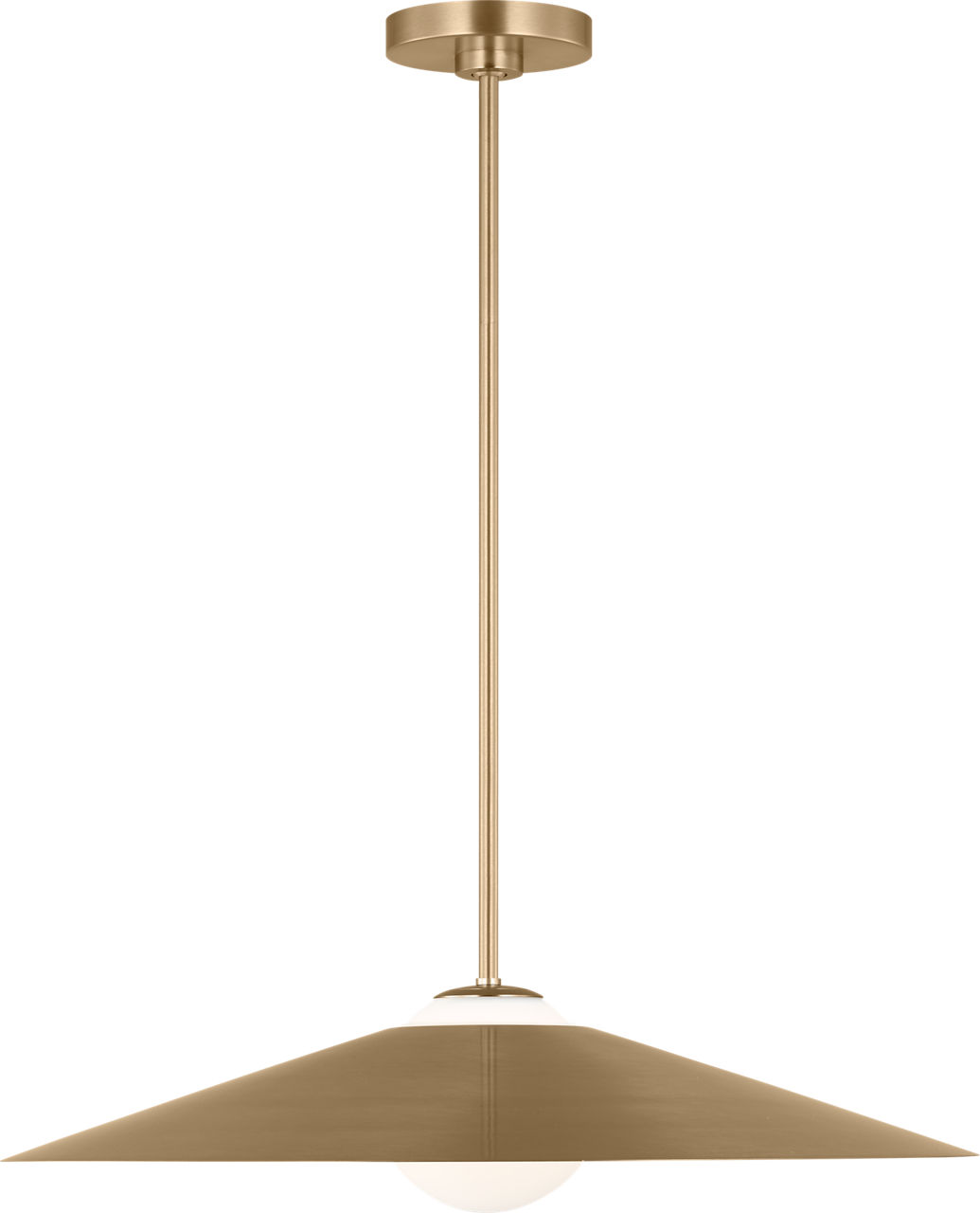 Astra Medium Pendant Satin Brass