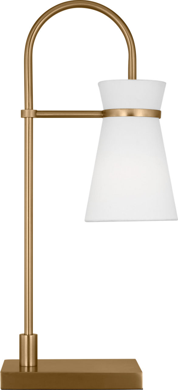 Binx Medium Task Table Lamp Satin Brass Bulbs Inc