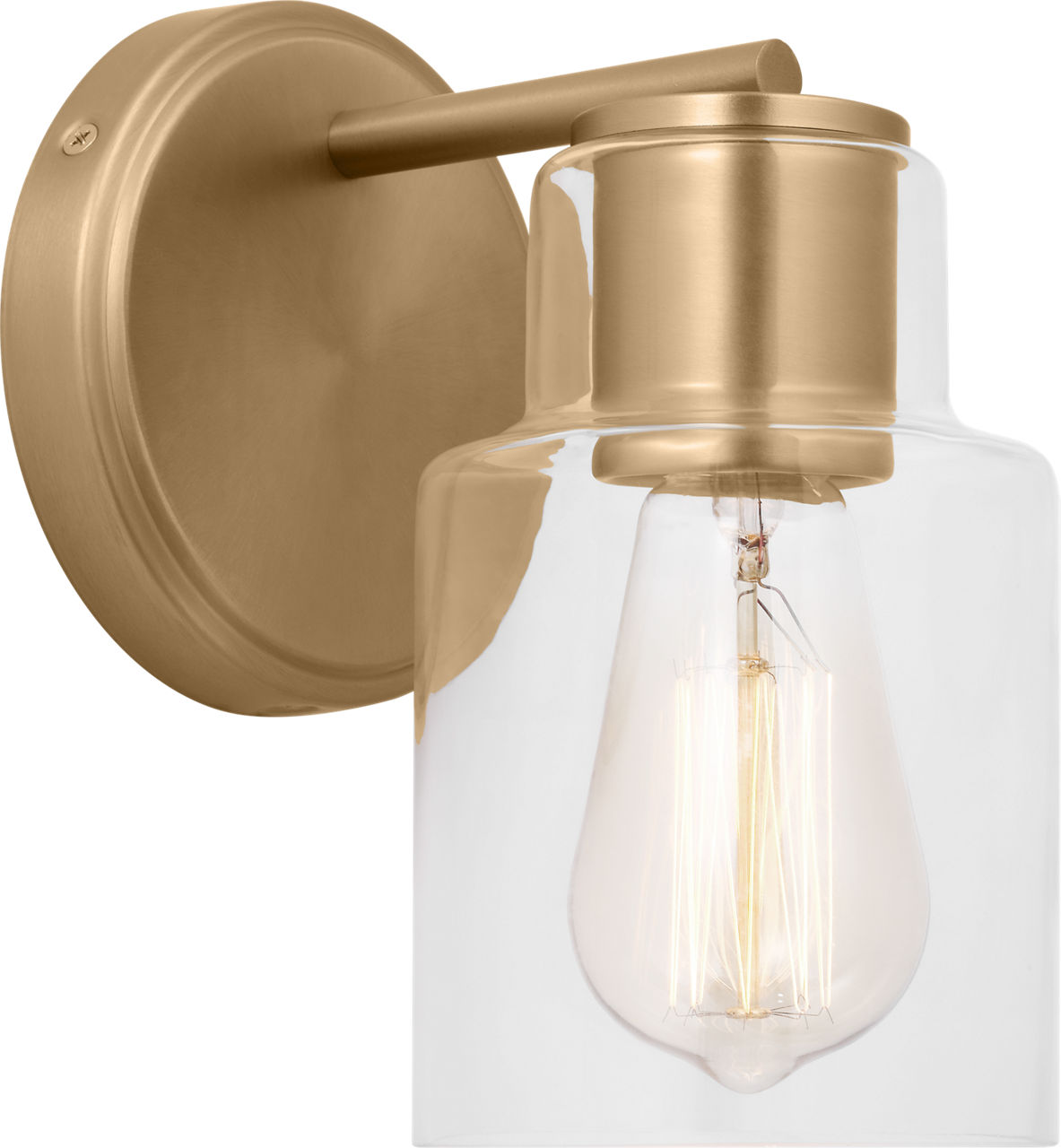 Sayward Small Sconce Satin Brass