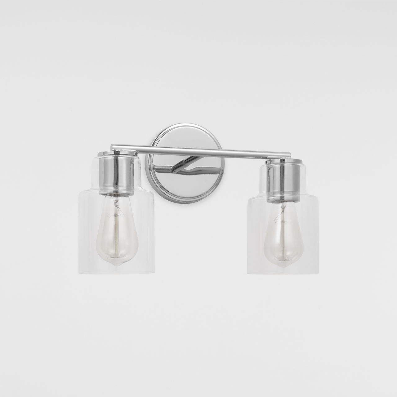 Sayward 2-Light Bath Sconce in Chrome Bulb(s) Not Included