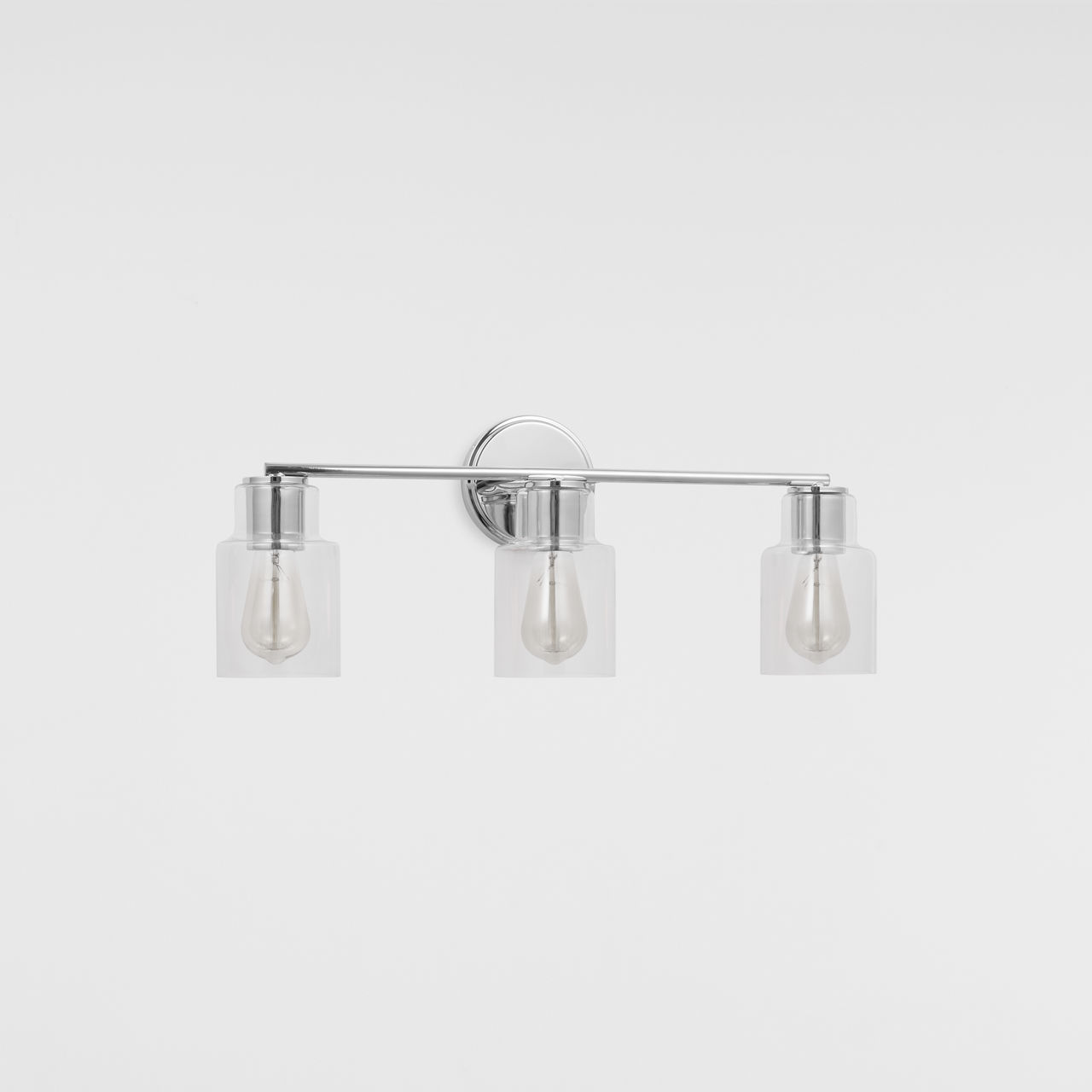 Sayward 3-Light Bath Sconce in Chrome Bulb(s) Not Included