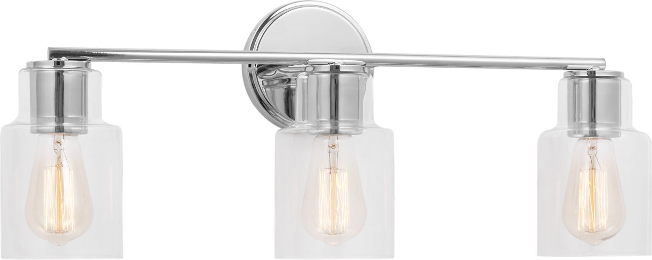 Sayward 3-Light Bath Sconce in Chrome Bulb(s) Not Included