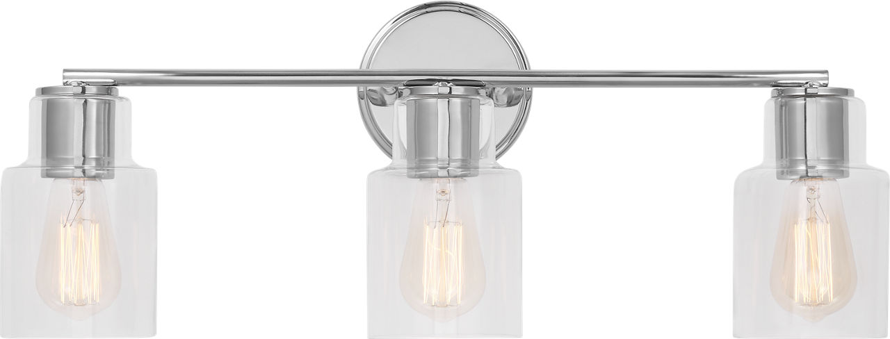 Sayward 3-Light Bath Sconce in Chrome Bulb(s) Included