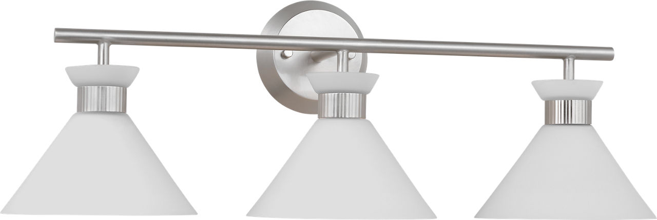 Belcarra 3 - Light Vanity Brushed Steel