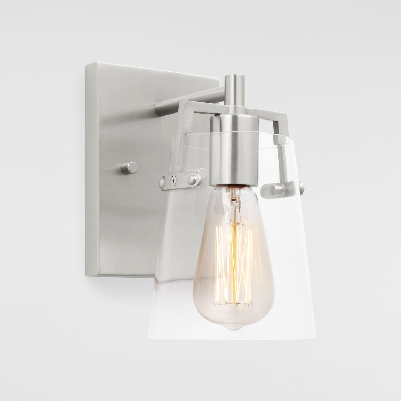 Crofton Small Sconce Brushed Nickel